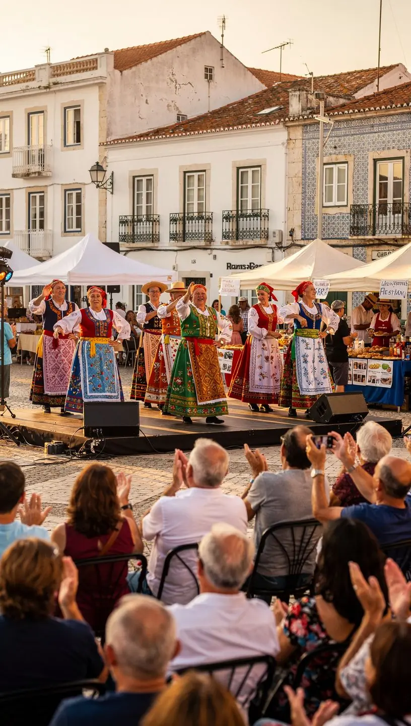 Older adults enjoying a dance class together