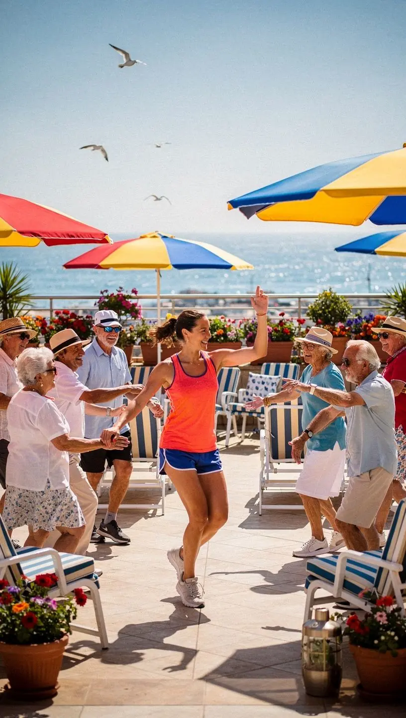 Inclusive dance environment for seniors in active aging.